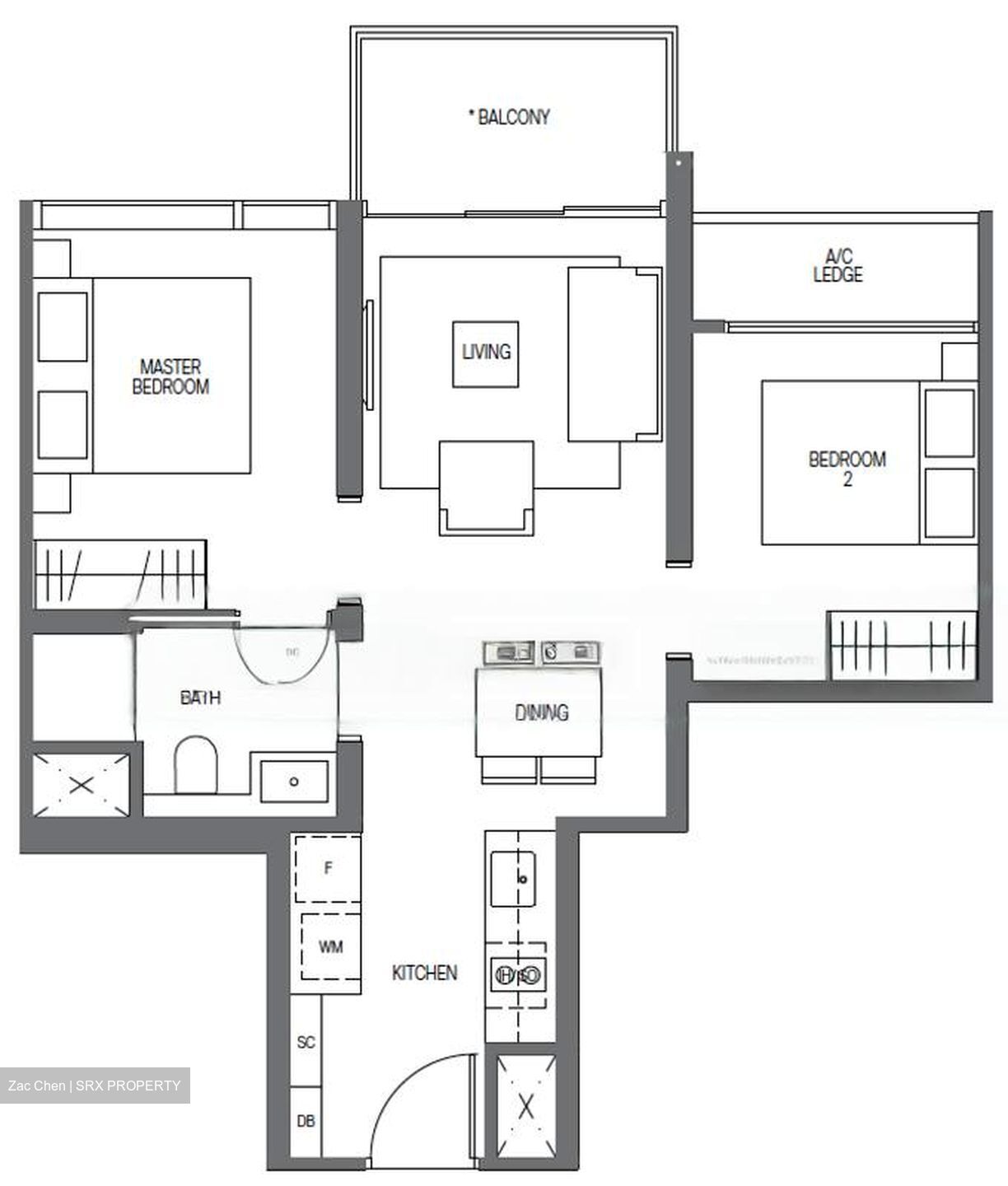 Midtown Modern (D7), Apartment #480083601